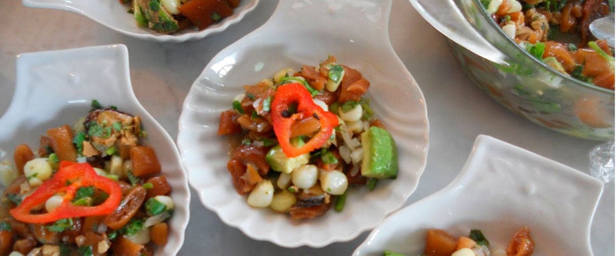 Ceviche-cochayuyo
