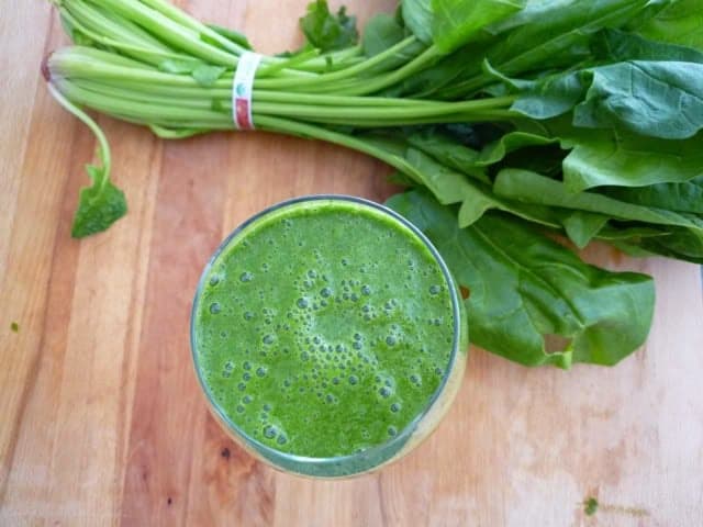 Jugo de clorofila para desintoxicar