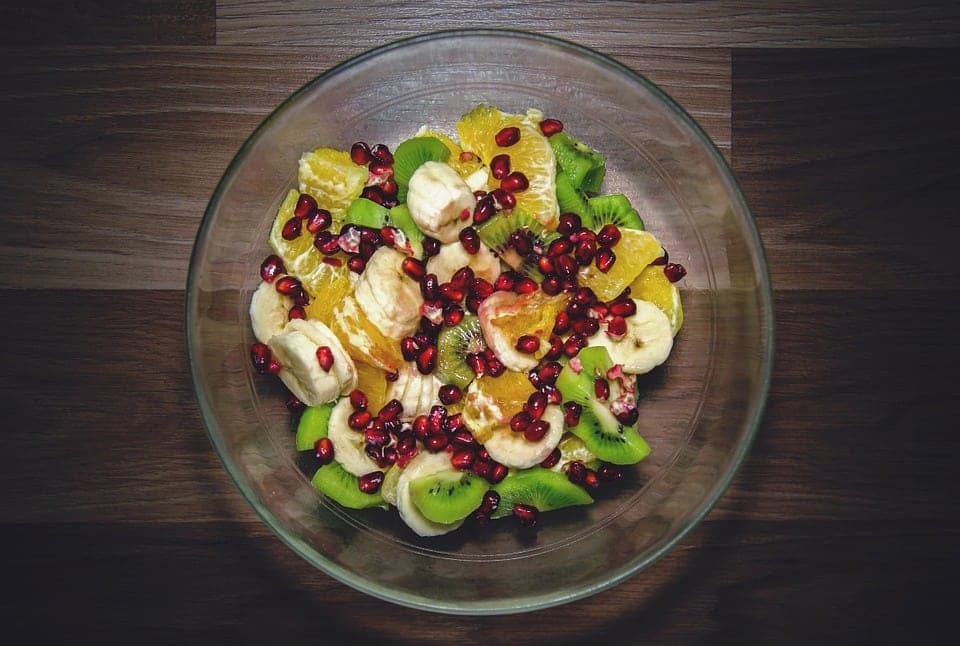 Ensalada de frutas afrodisíaca