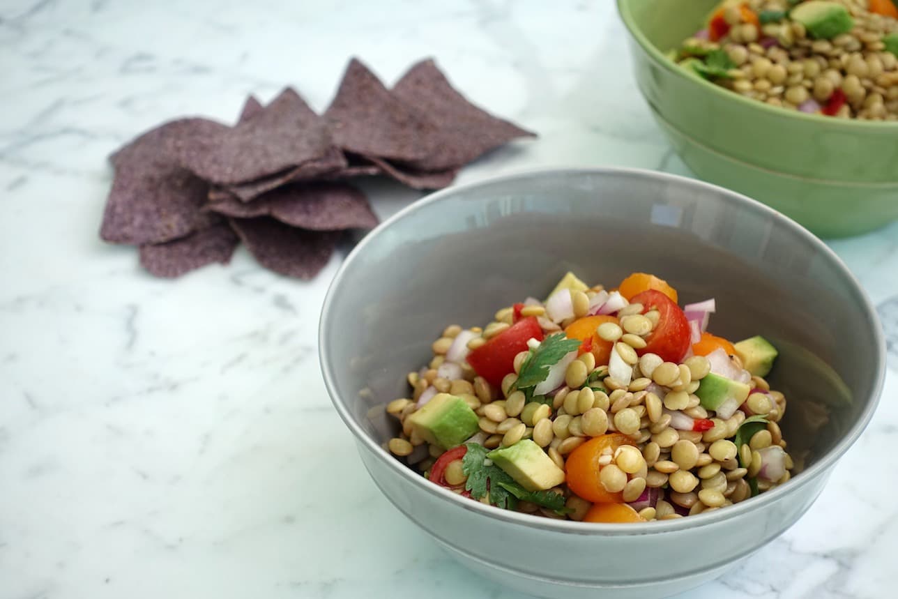 Ceviche de lentejas